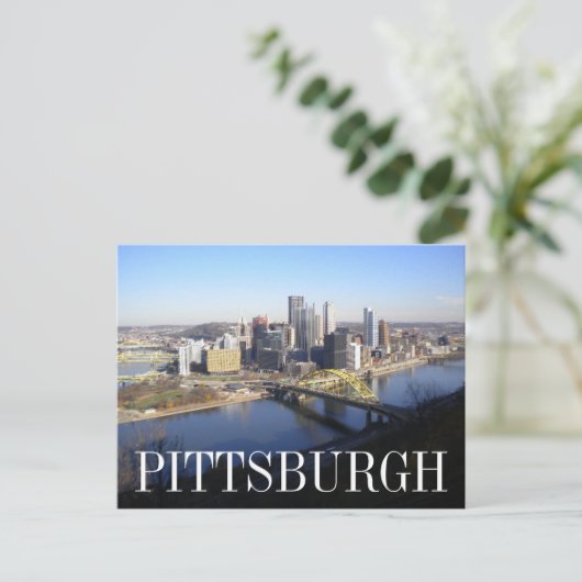 Pittsburgh Postkarte (Stehend Vorderseite)
