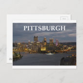 pittsburgh postkarte (Vorne/Hinten)