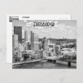 Pittsburgh Postkarte (Vorne/Hinten)