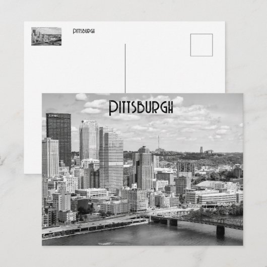 Pittsburgh Postkarte (Vorne/Hinten)