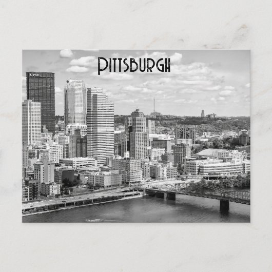 Pittsburgh Postkarte (Vorderseite)
