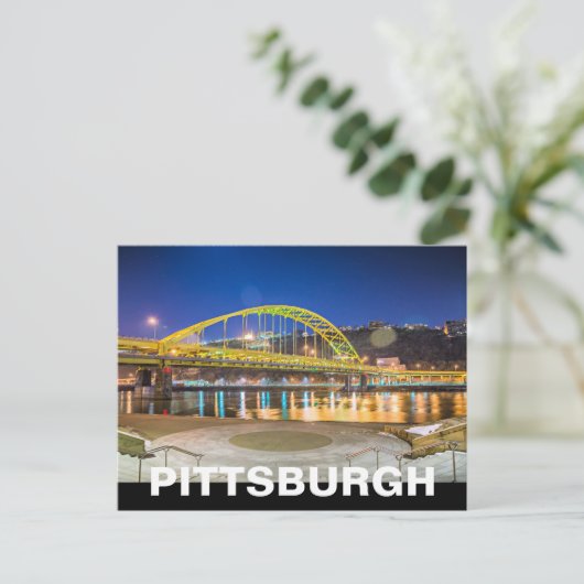 PITTSBURGH POSTKARTE (Stehend Vorderseite)