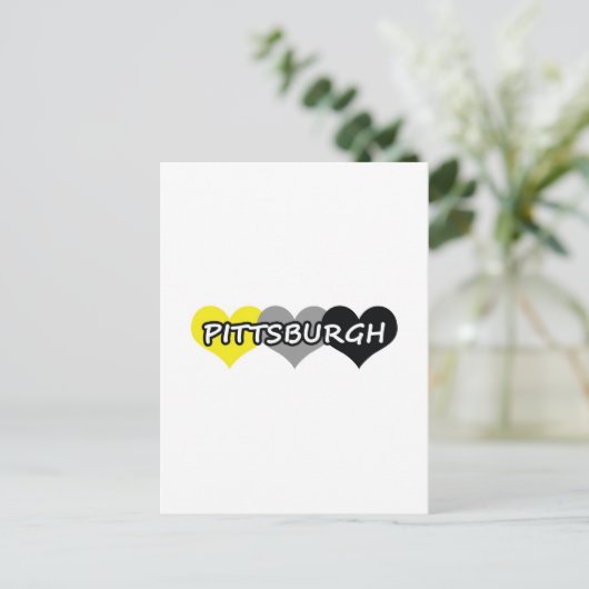 Pittsburgh Postkarte (Stehend Vorderseite)