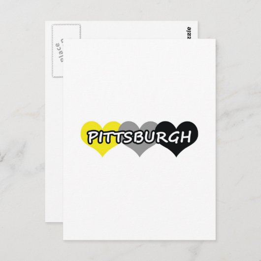 Pittsburgh Postkarte (Vorne/Hinten)