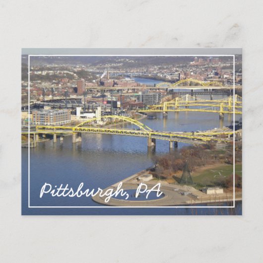 pittsburgh postkarte (Vorderseite)