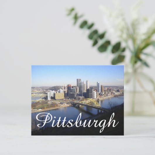 pittsburgh postkarte (Stehend Vorderseite)