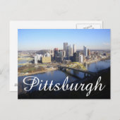 pittsburgh postkarte (Vorne/Hinten)