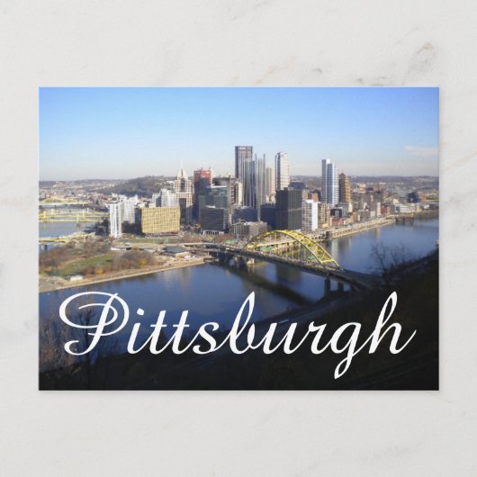 pittsburgh postkarte (Vorderseite)