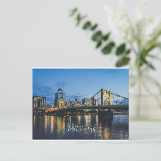 Pittsburgh Postkarte (Stehend Vorderseite)