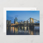 Pittsburgh Postkarte (Vorne/Hinten)