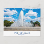 Pittsburgh Postkarte (Vorderseite)