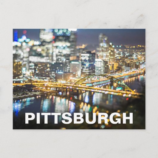 PITTSBURGH POSTKARTE (Vorderseite)