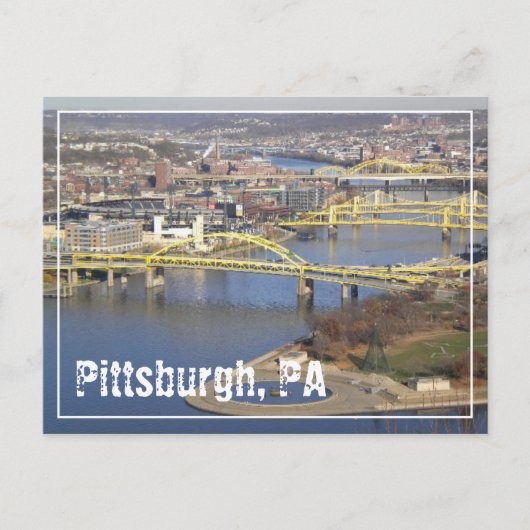 pittsburgh postkarte (Vorderseite)