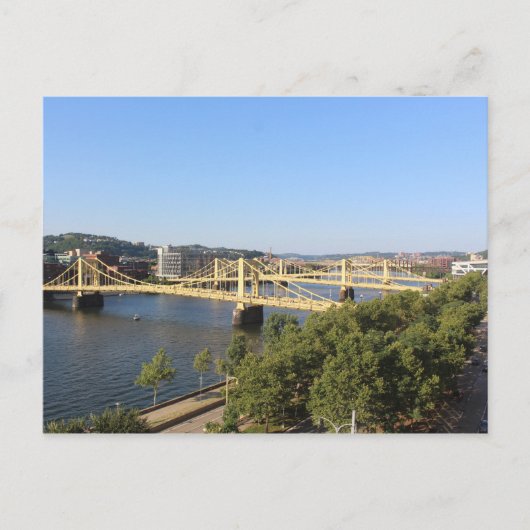Pittsburgh Postkarte (Vorderseite)
