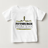Pittsburgh Princess Baby T-shirt (Vorderseite)