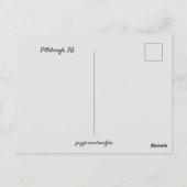 Pittsburgh, Prost! Postkarte (Rückseite)