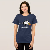 Pittsburgh Puffins Classic Logo Tri-Blend Shirt (Vorderseite voll)