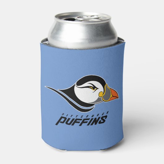 Pittsburgh Puffins-Logo Dosenkühler (Kanne Vorderseite)