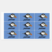 Pittsburgh Puffins-Logo Etiketten (Blatt)