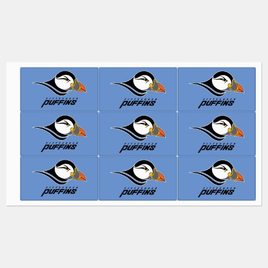 Pittsburgh Puffins-Logo Etiketten (Blatt)
