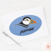 Pittsburgh Puffins-Logo Ovaler Aufkleber (Umschlag)