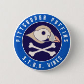 Pittsburgh Puffins S.T.B.D. Vibes Button (Vorderseite)