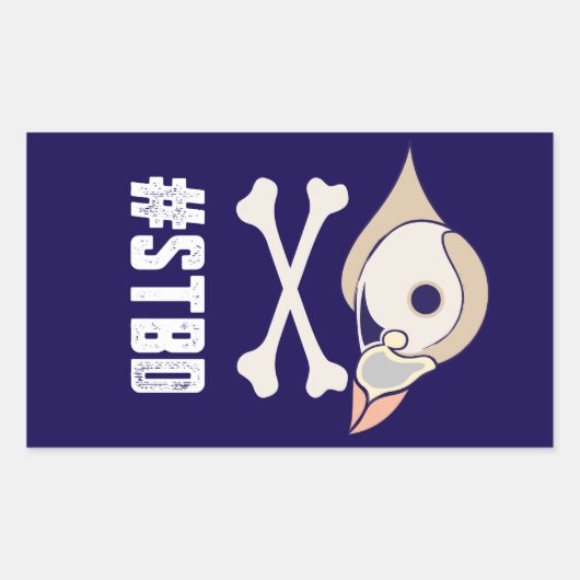 Pittsburgh Puffins #STBD Rechteckiger Aufkleber (Vorderseite)