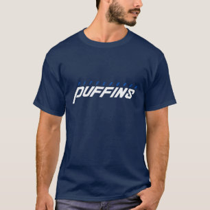 Pittsburgh Puffins Text Logo Weiß T-Shirt