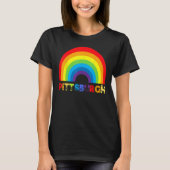 Pittsburgh Rainbow Gay LGBTQIA+ Pride Men Women Bo T-Shirt (Vorderseite)