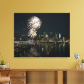 Pittsburgh RARE! Leinwand Wall Print (Insitu (Wohnzimmer))