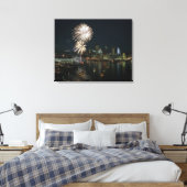 Pittsburgh RARE! Leinwand Wall Print (Insitu (Schlafzimmer))