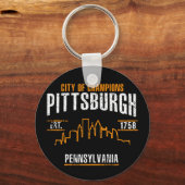 Pittsburgh Schlüsselanhänger (Vorderseite)