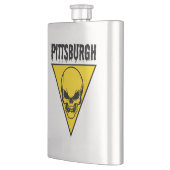 Pittsburgh Skull Flask Classic Flachmann (Links)