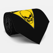 Pittsburgh Skull Neck Tie Krawatte (Gerollt)