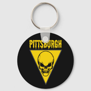 Pittsburgh Skull Schlüsselanhänger