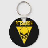 Pittsburgh Skull Schlüsselanhänger (Vorderseite)