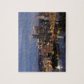 Pittsburgh-Skyline an der Dämmerung Puzzle (Vertikal)