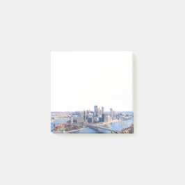 Pittsburgh Skyline-Anmerkungen Post-it Klebezettel