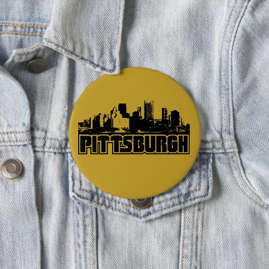 Pittsburgh-Skyline Button (Beispiel)