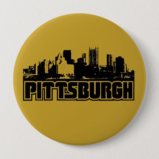 Pittsburgh-Skyline Button (Vorderseite)