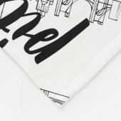 Pittsburgh-Skyline Fleecedecke (Ecke)