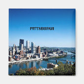 Pittsburgh, Skyline-Foto von Pennsylvania Magnet (Vorne)