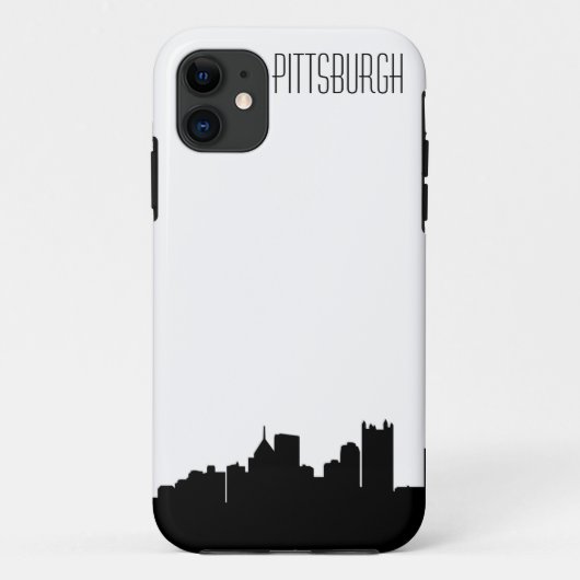 Pittsburgh-Skyline iPhone Fall Case-Mate iPhone Hülle (Rückseite)