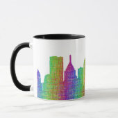 Pittsburgh-Skyline Kaffeetasse (Links)