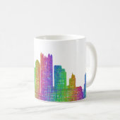 Pittsburgh-Skyline Kaffeetasse (VorderseiteRechts)