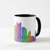 Pittsburgh-Skyline Kaffeetasse (VorderseiteRechts)