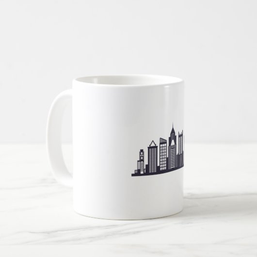 Pittsburgh Skyline Kaffeetasse (Vorderseite Links)