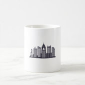 Pittsburgh Skyline Kaffeetasse (Mittel)