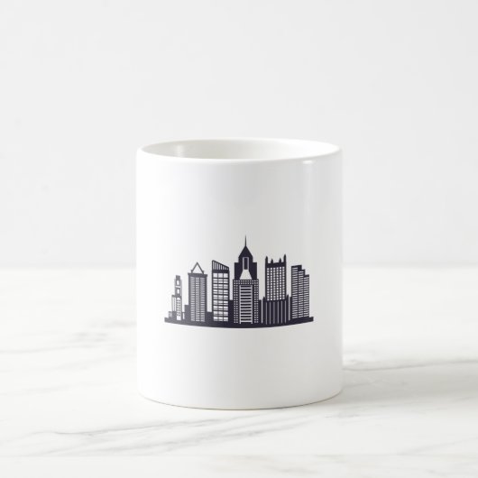 Pittsburgh Skyline Kaffeetasse (Mittel)