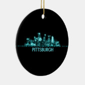 Pittsburgh Skyline Keramik Ornament (Rechts)